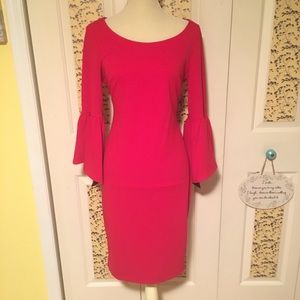 Calvin Klein red dress size 10